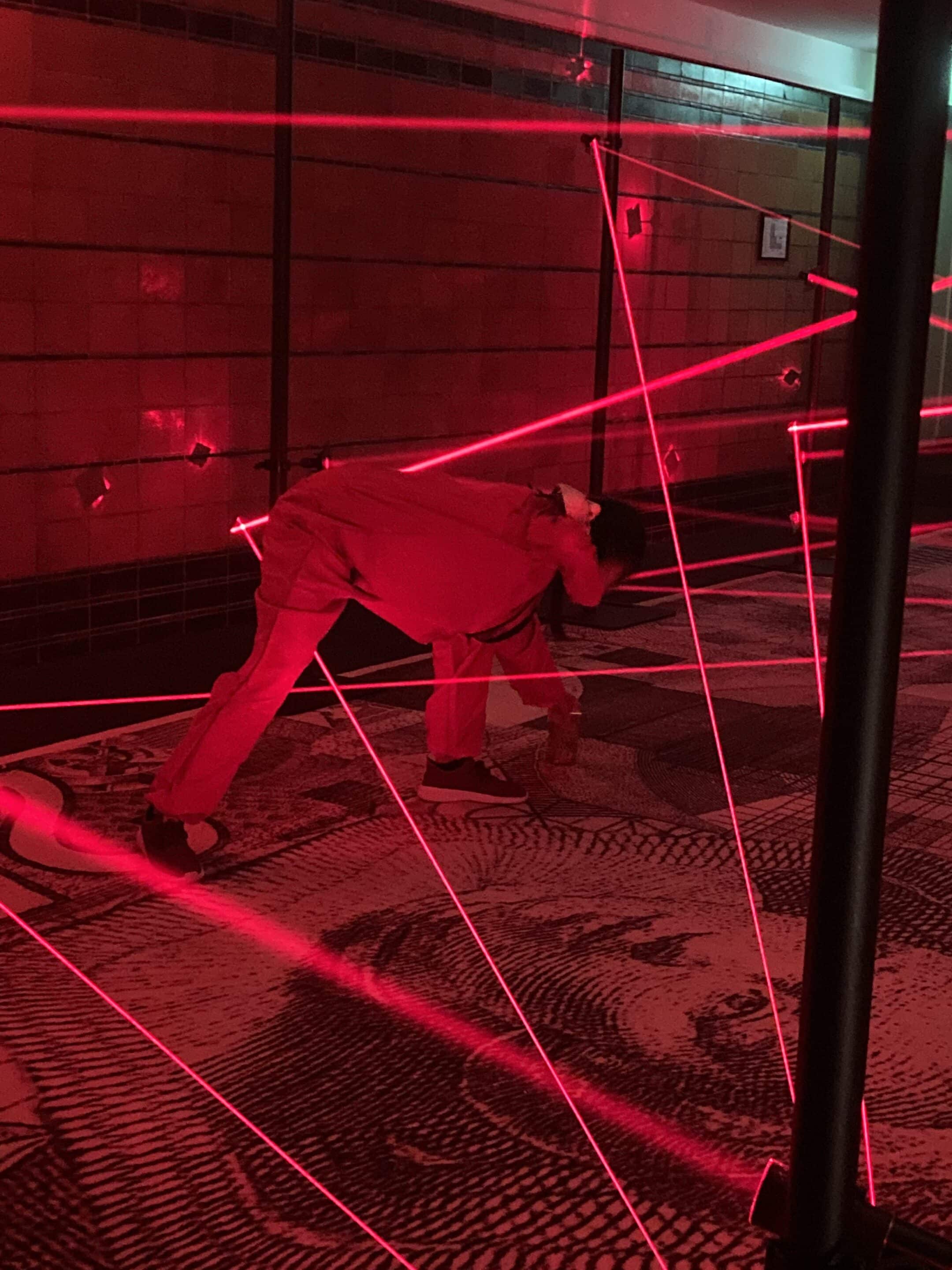 Een show met veel lasers